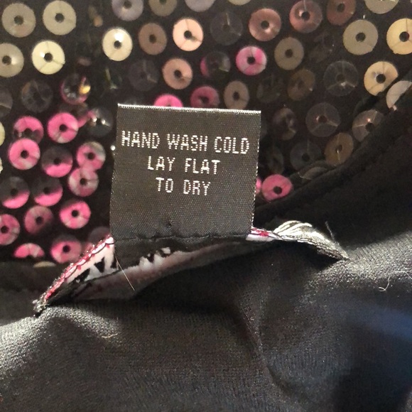 Black Sequin Designer Mini Sleeveless Dress 👗 - Picture 11 of 11